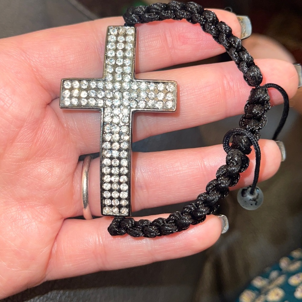 Cross braided bracelet